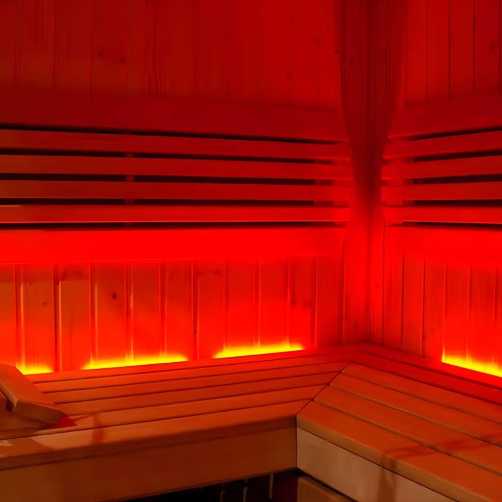Infrared saunas at Sandcastle Fitness